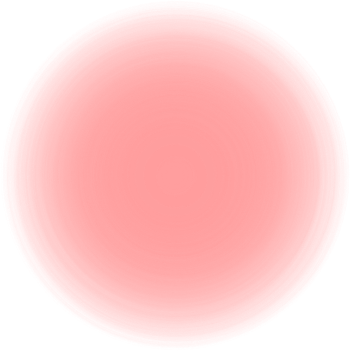 Pastel pink blur circle